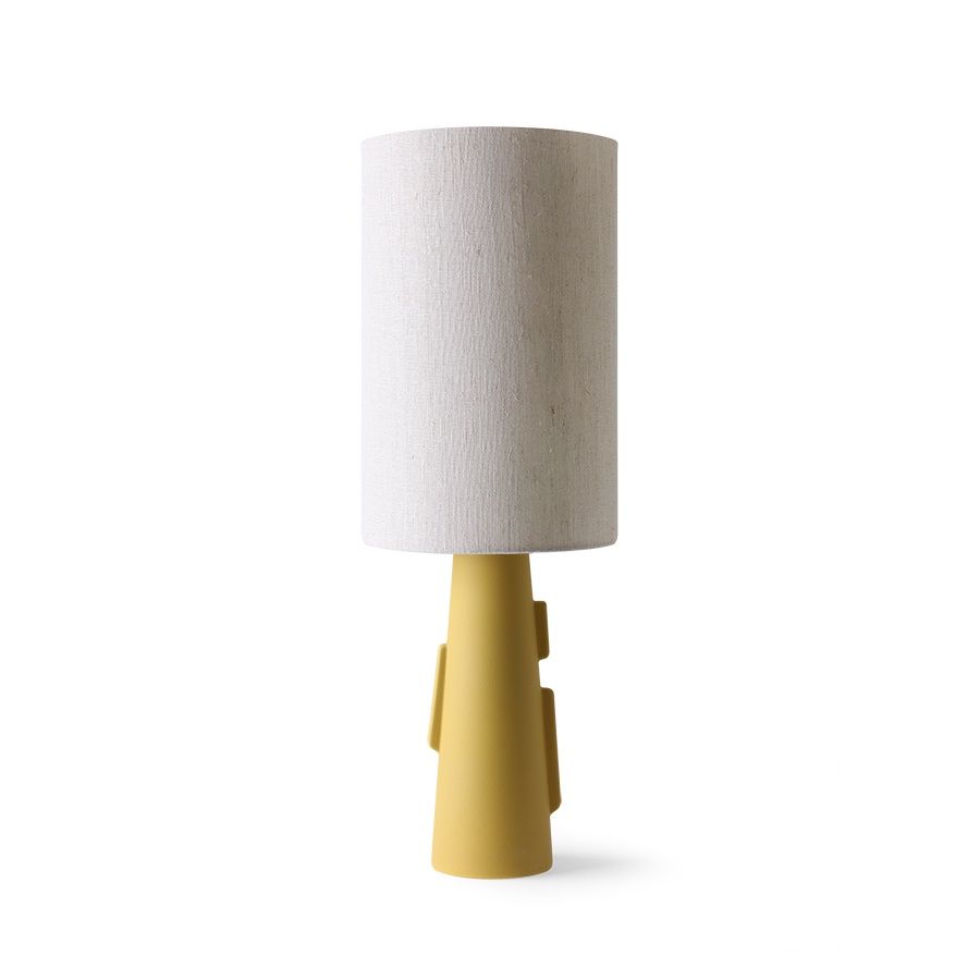 HK Living | Cylinder lamp shade natural linen