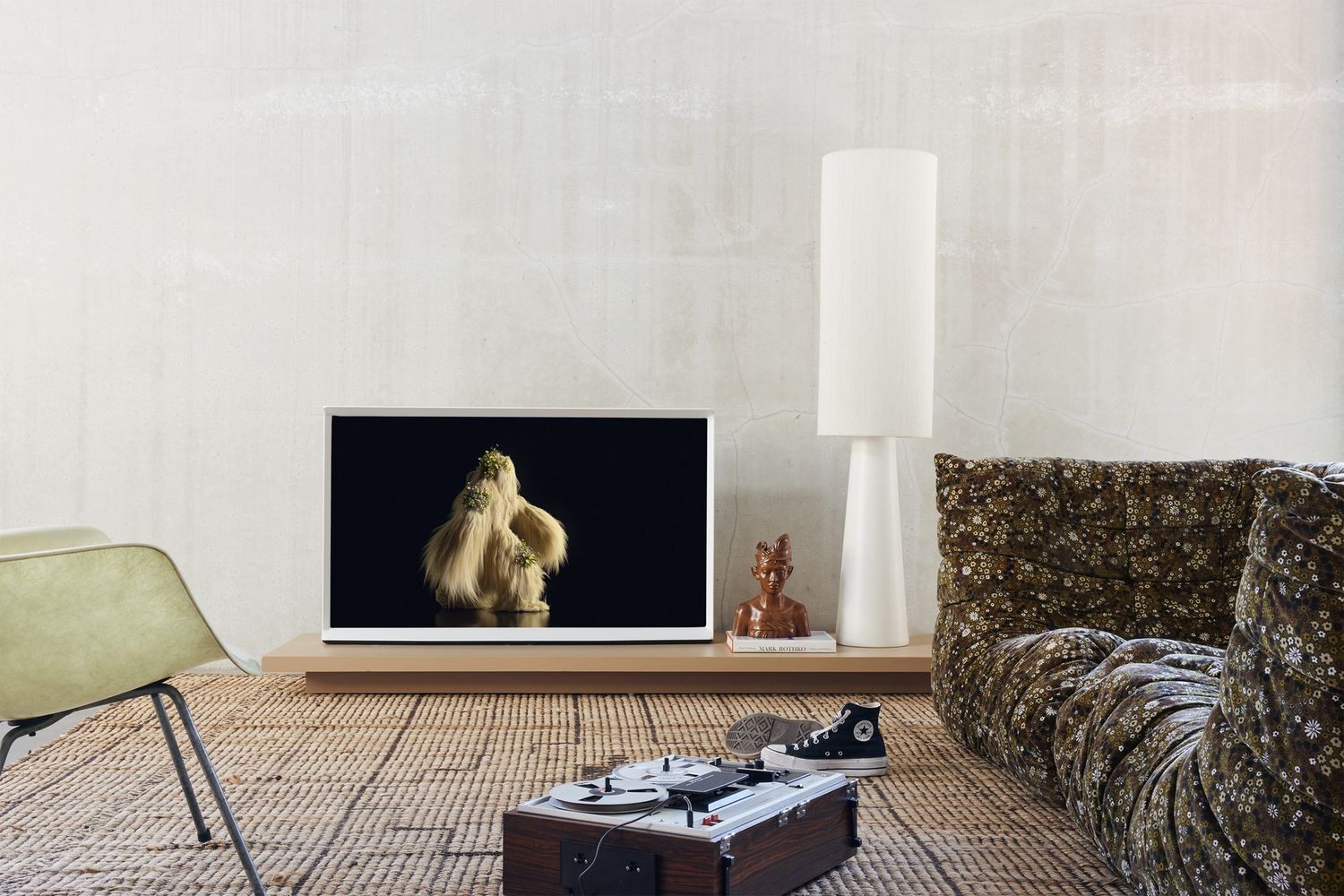 HK Living | Cylinder lamp shade natural | XL