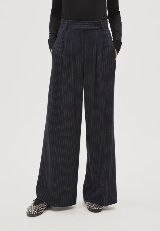 ArmedAngels | Kaayua pinstripe | Night sky-white
