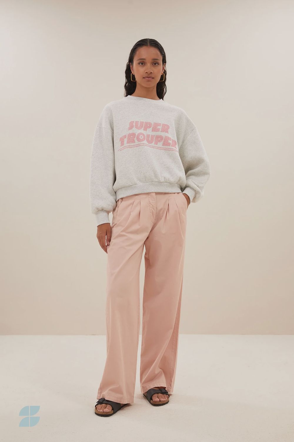 By Bar | dune pants light pink