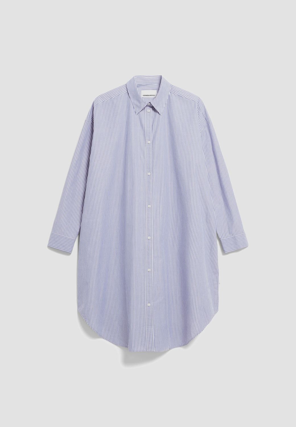ArmedAngels | Pfileaa stripe | White-lapis blue