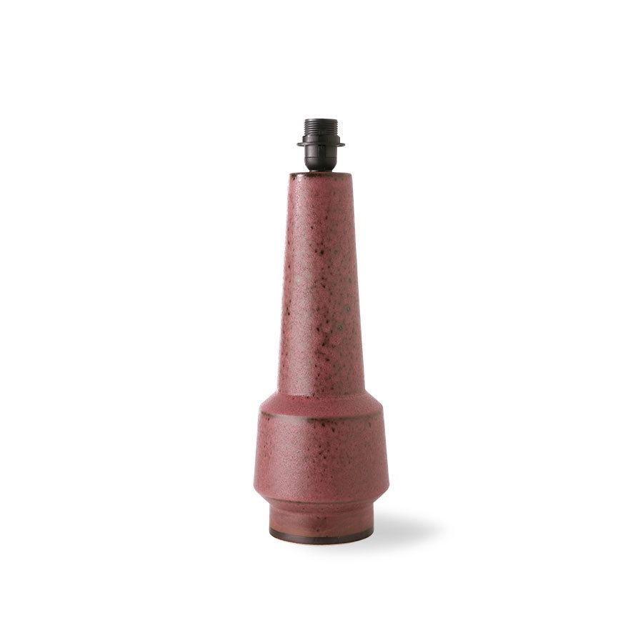HK living Retro stoneware lamp base purple