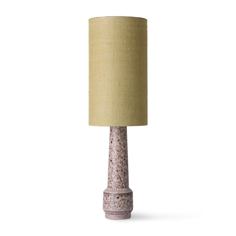 HK Living Retro stoneware lamp base brown