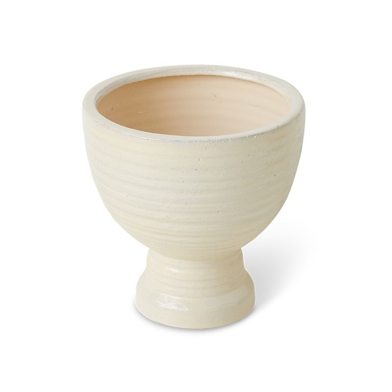HK Living Stoneware planter cream