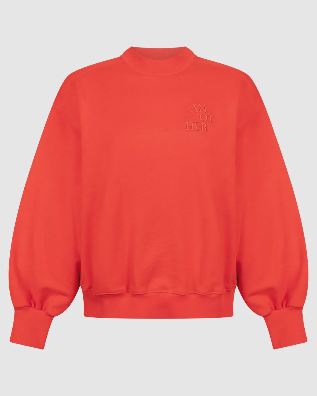 Another Label Jaxy sweat Fiery red