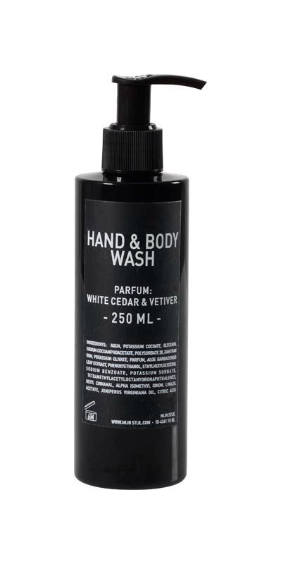 Mijn stijl hand &amp; body wash white cedar