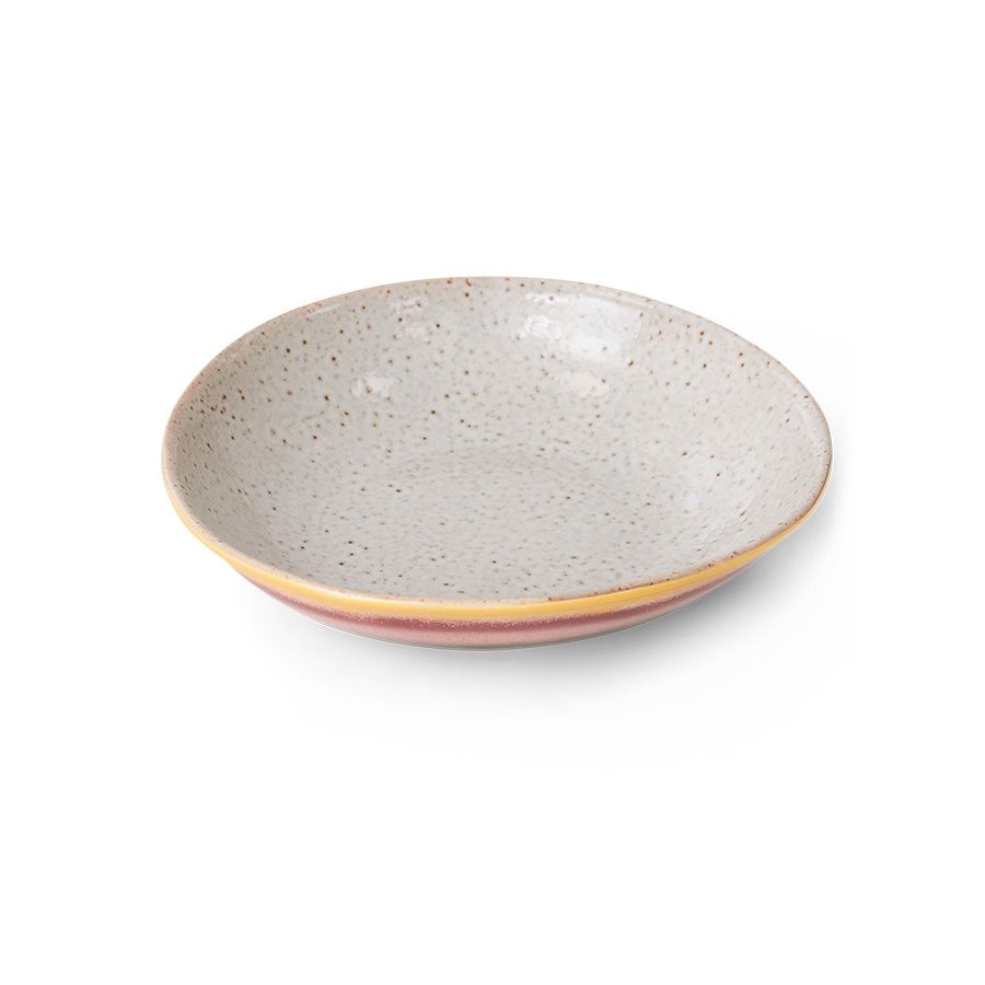 HK Living 70s ceramics: curry bowls hibiscus