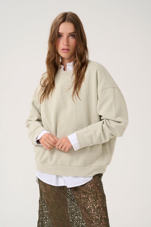 MEW | Diego logo sweat | Sandy green