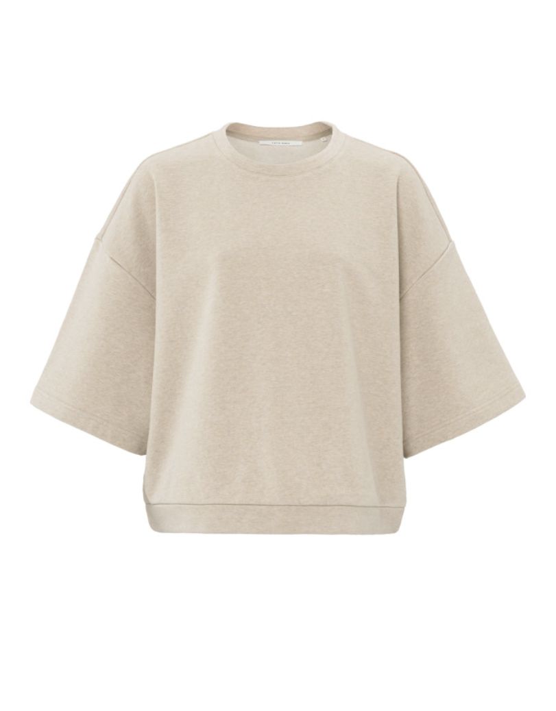 YAYA | Oversized sweatshirt met korte, wijde mouwen