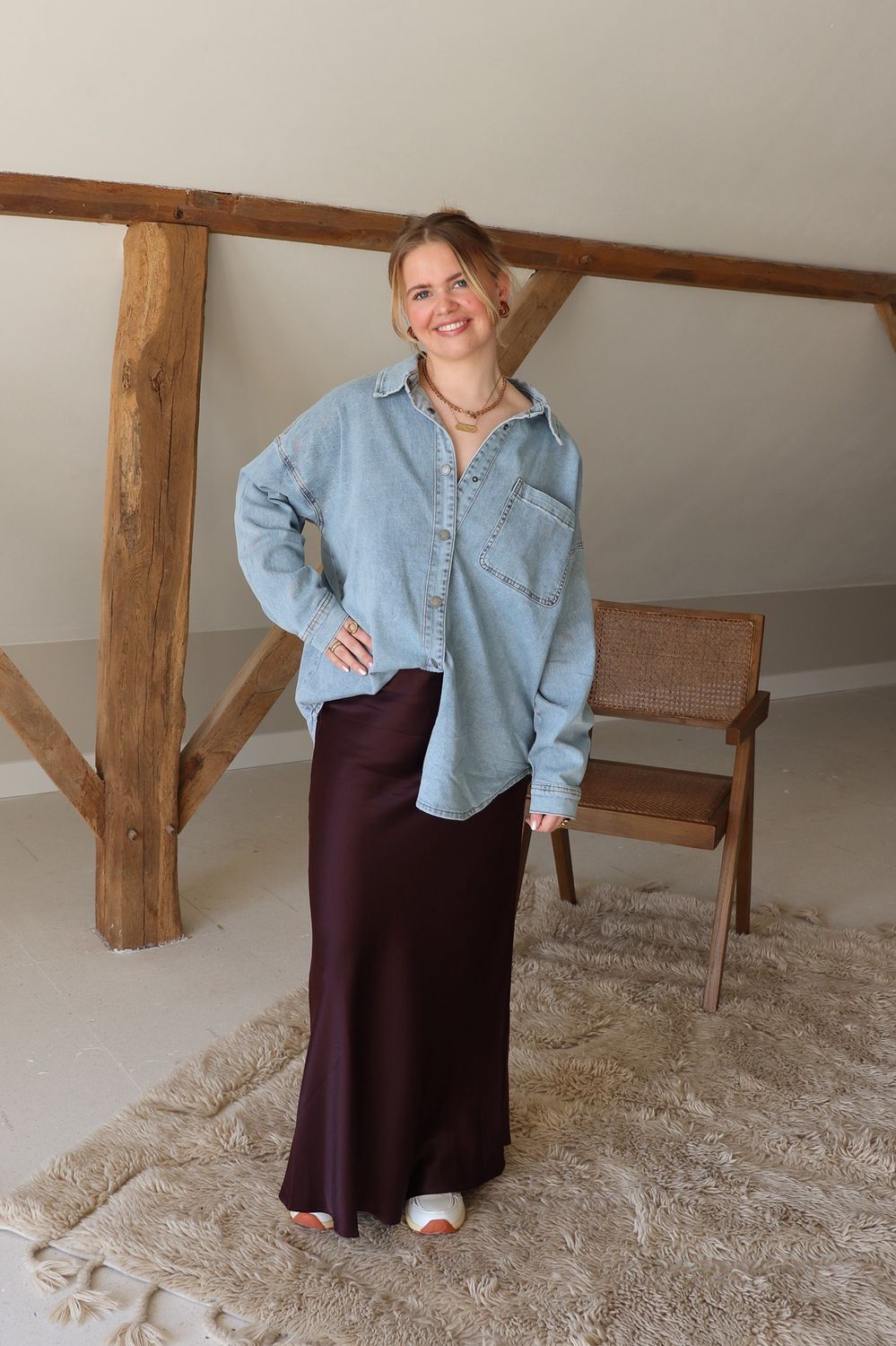 MEW | Estelle long skirt | fudge