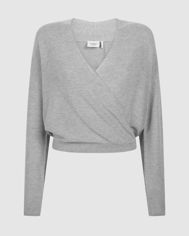 Another Label Lena Knitted pull Grey melee