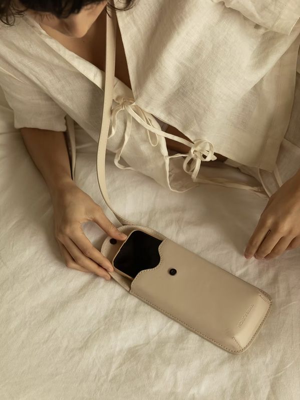 Monk and Anna | Phone pouch | Stone