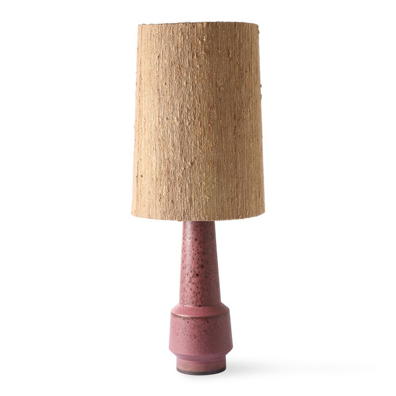 HK Living Retro stoneware lamp purple