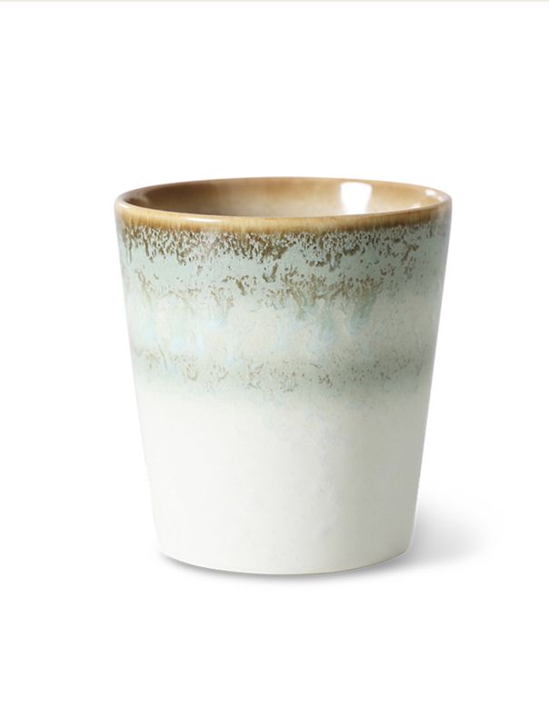 HK Living 70s ceramics: coffee mug petal