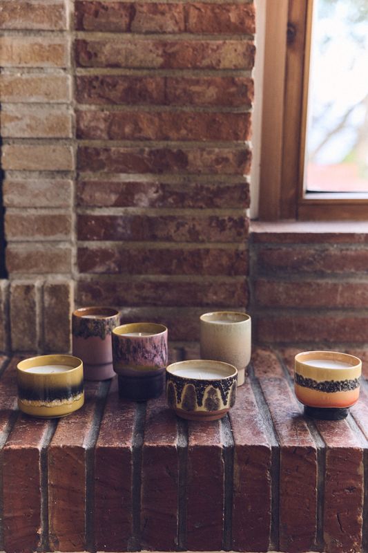 HK Living 70s ceramics: small scented candle Vancouver