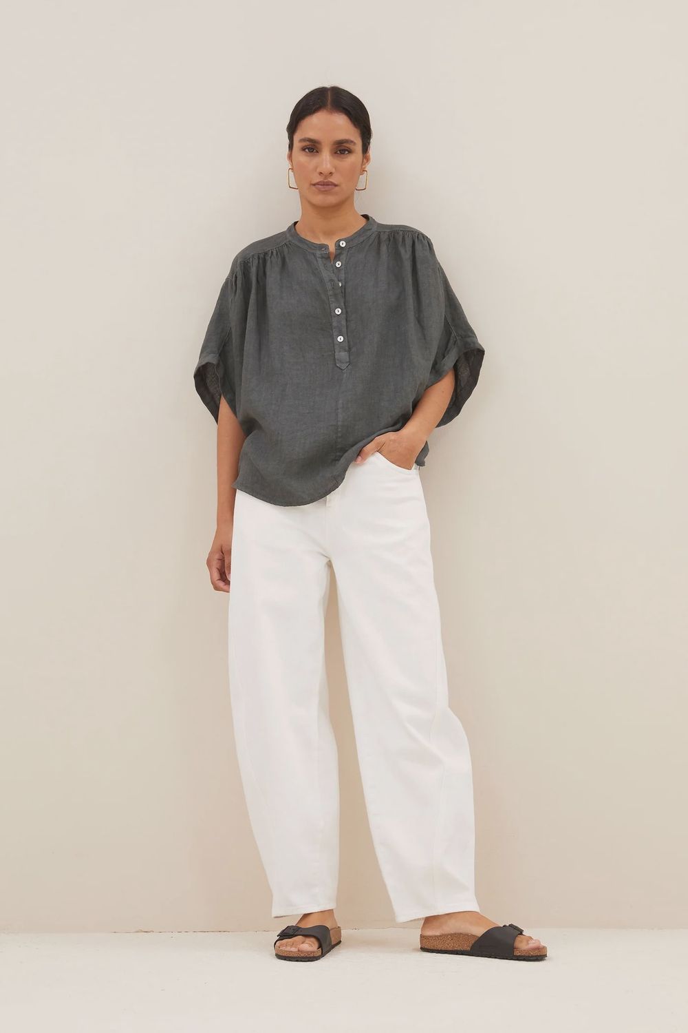 By Bar | Axel linen blouse
