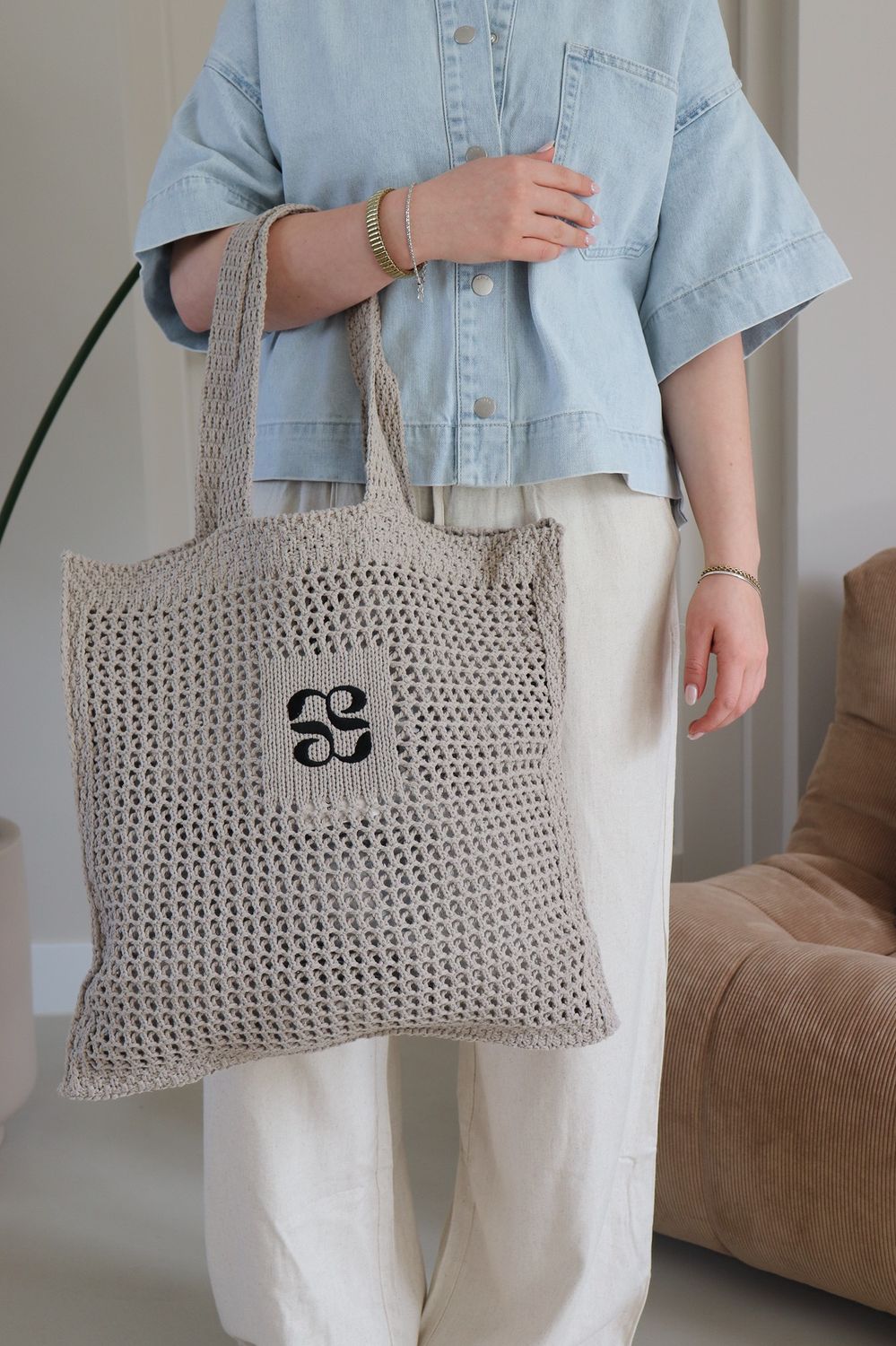 MEW | Crochet tote bag