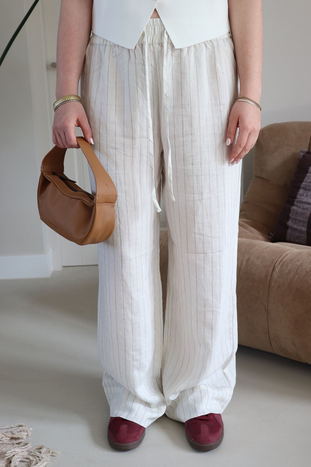 MEW | Lima wide pant | Oatmeal