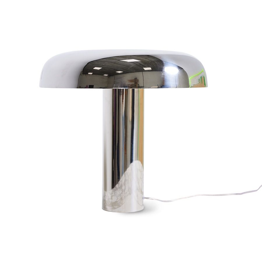 HK Living Mushroom table lamp chrome