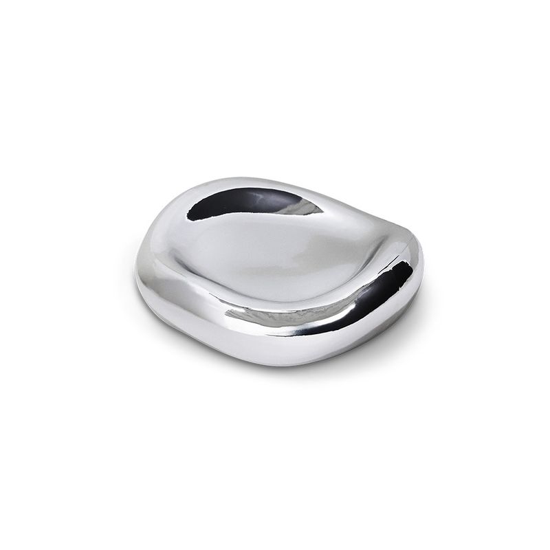 HK Living Gleam glass bowl chrome