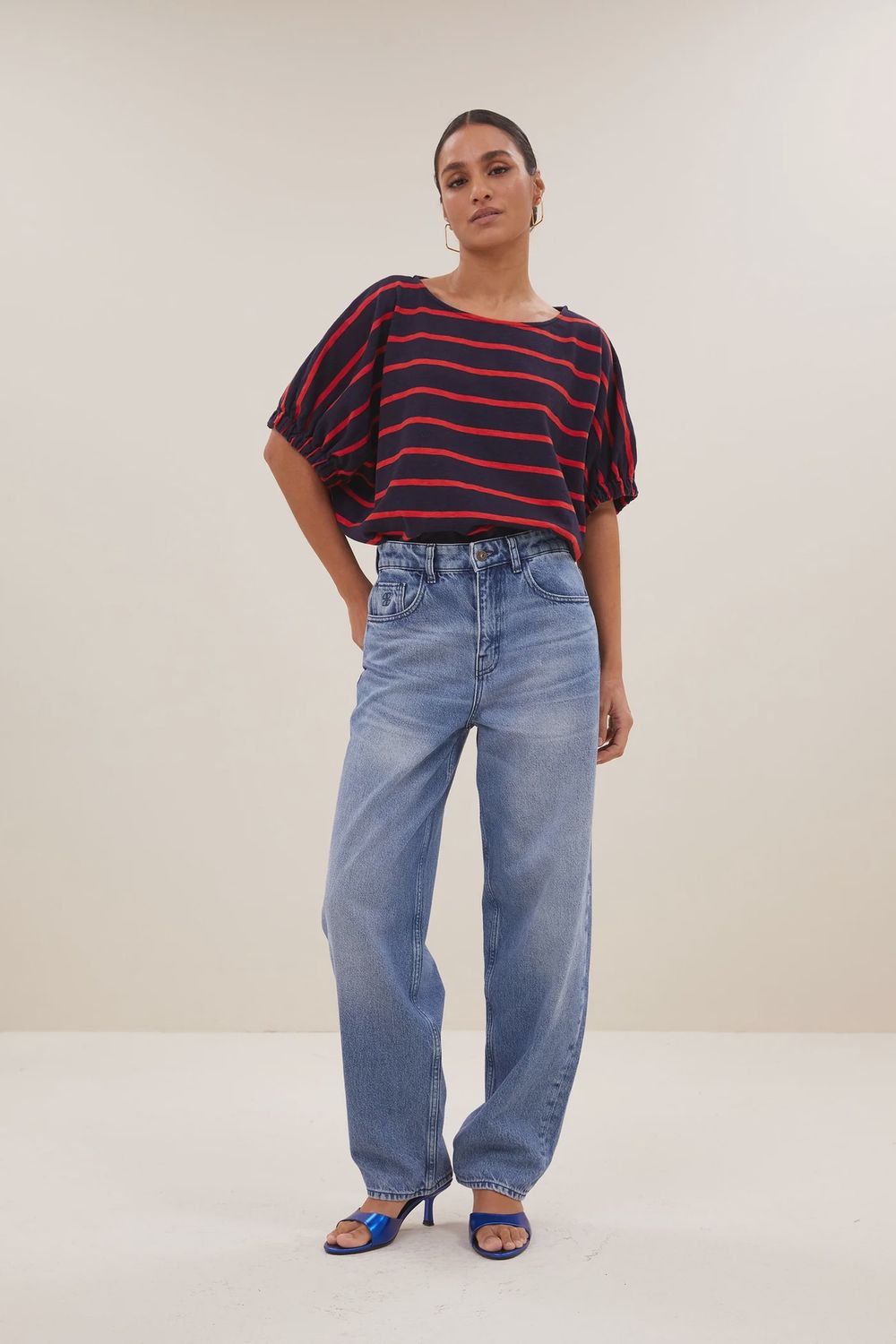 By Bar | Merle heavy flame stripe top