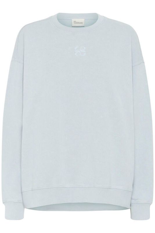 Diego MW Logo Emb. Sweat pearl blue rando