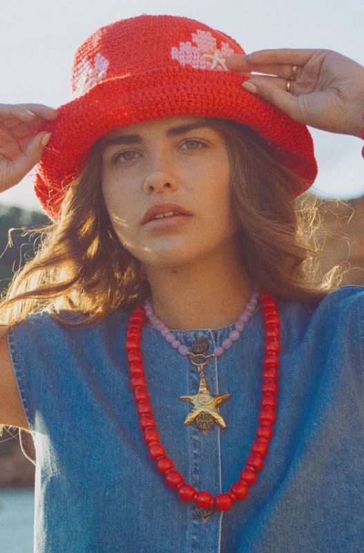 Bonnie studios Bobby lila necklace