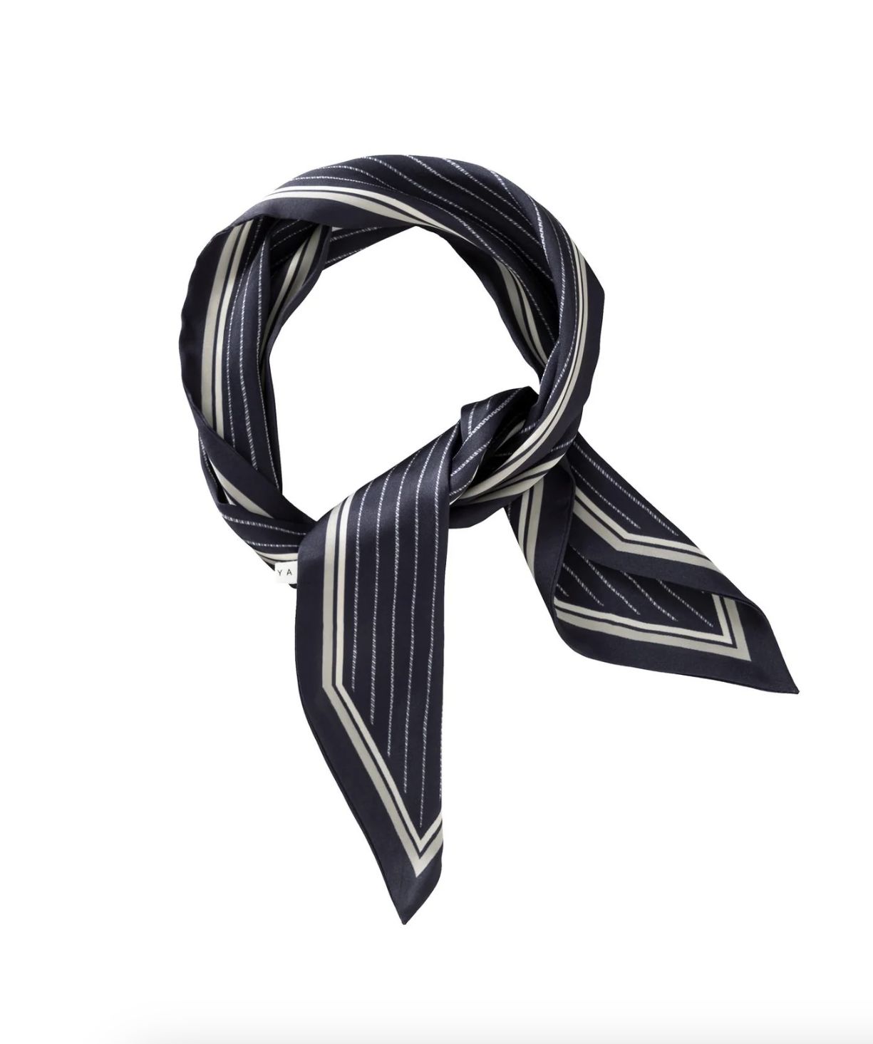 YAYA | Sjaaltje met strepen, Colour: Inkwell blue dessin