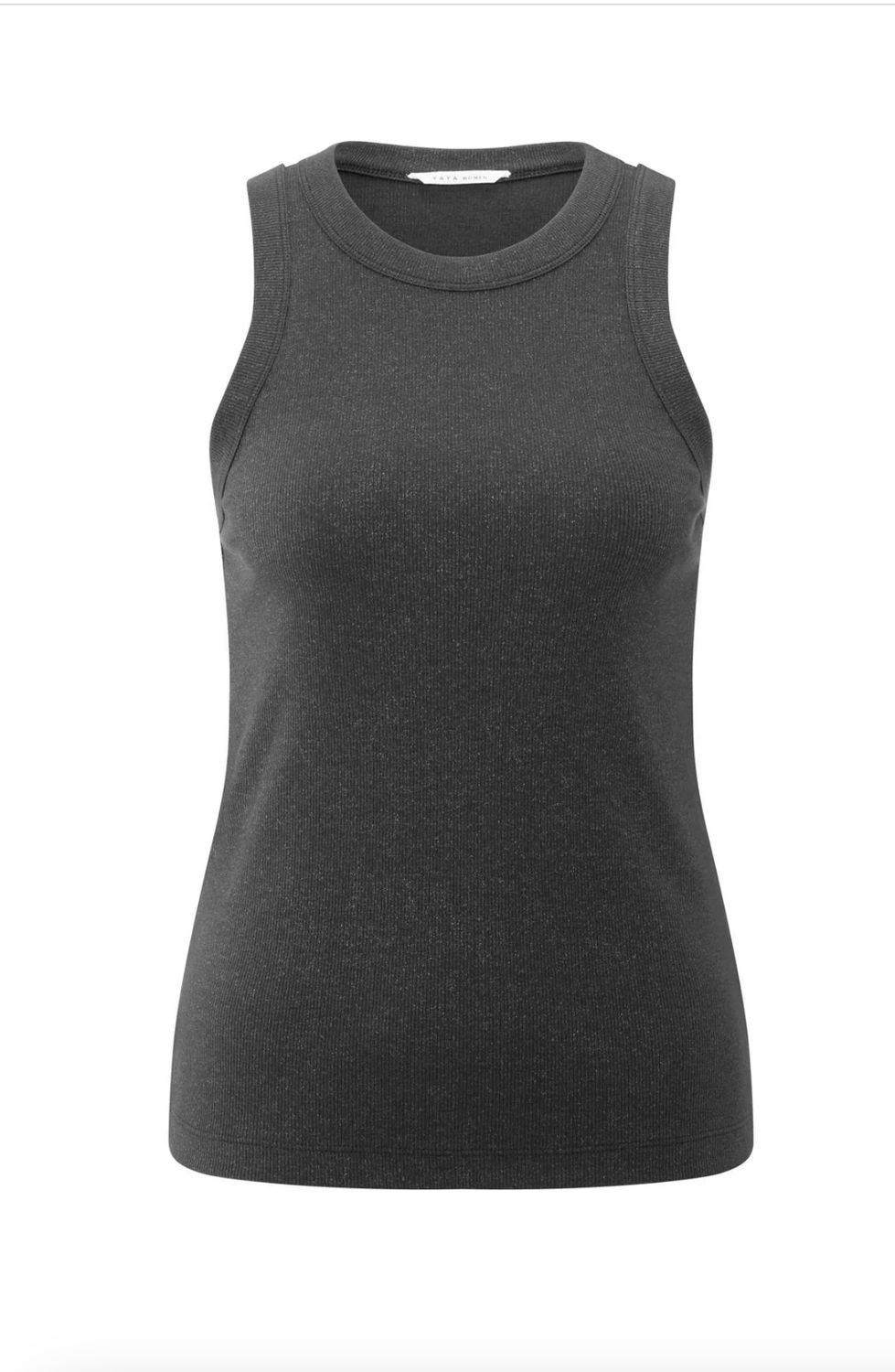 YAYA | Ribgebreide singlet met lichte glans