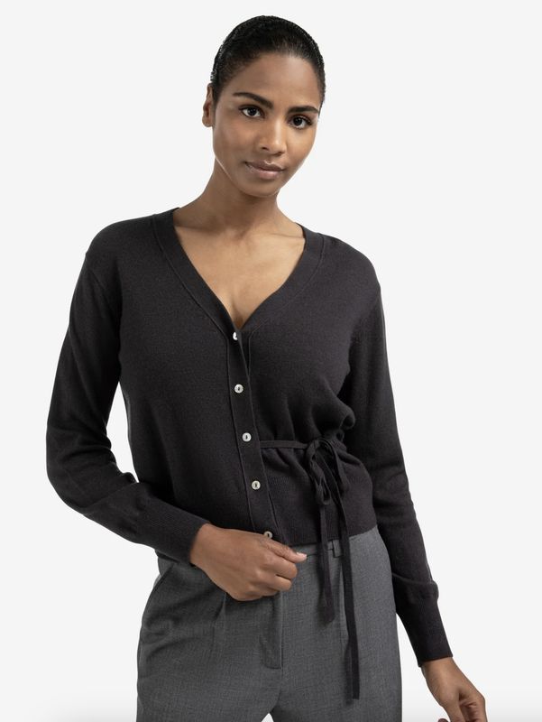 YAYA | Vest met strikdetail in de taille