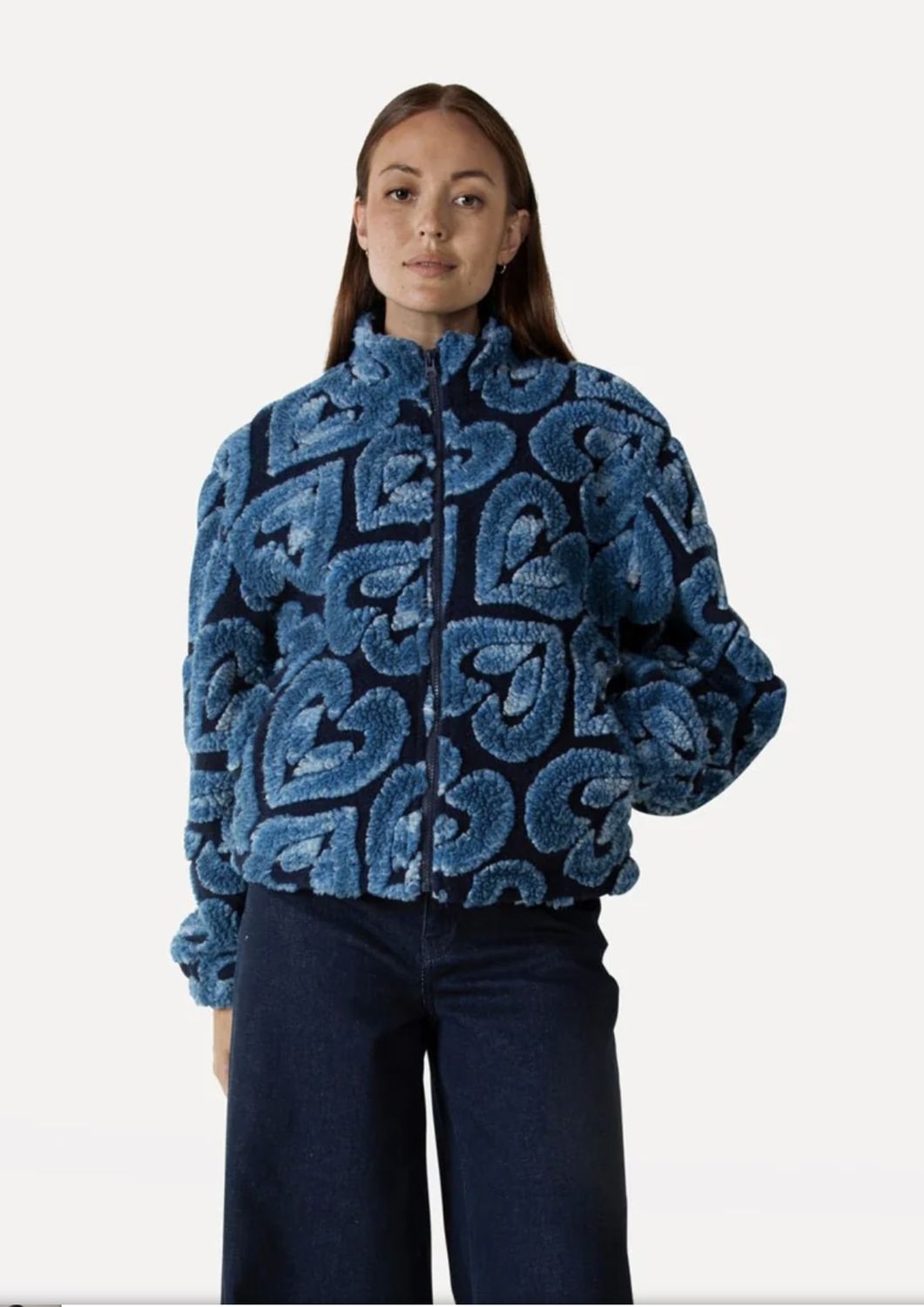 Another Label | ALSara jacket, faded heart blue