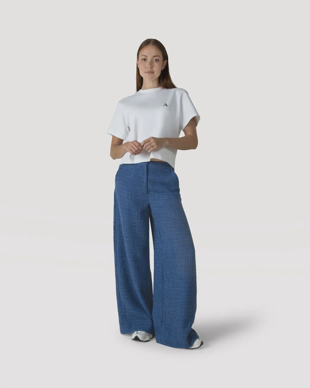 Another label | Moore wide boucle pants