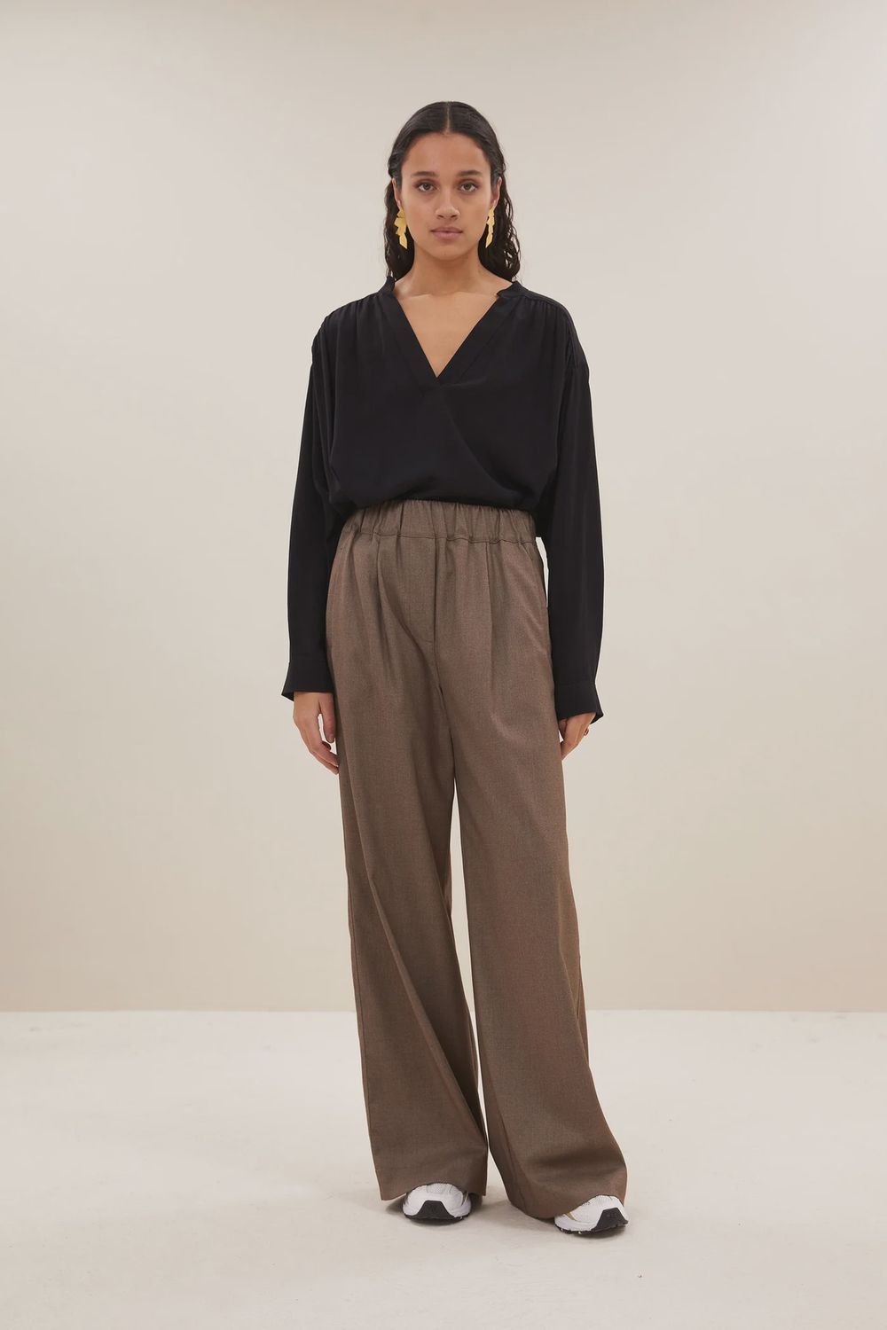 By Bar | Benji melange pants | Biscuit