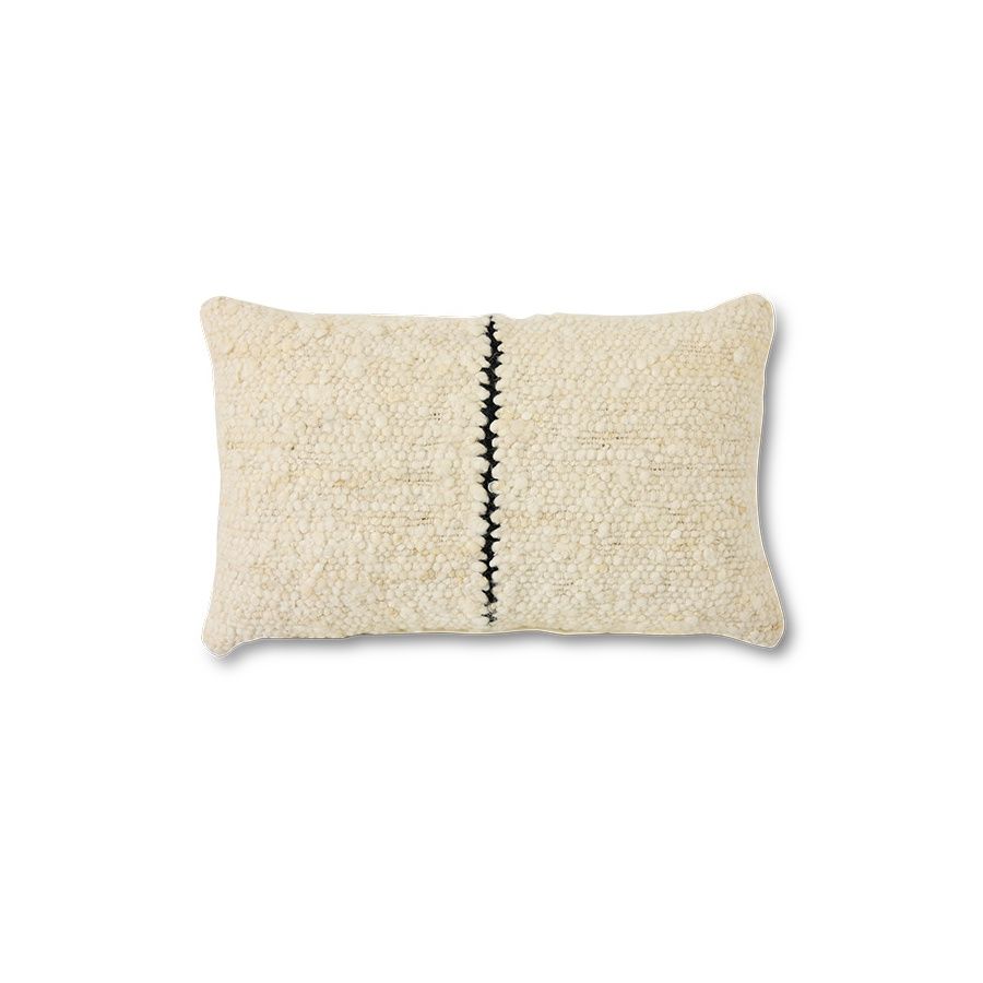 HK Living Natural wool striped cushion