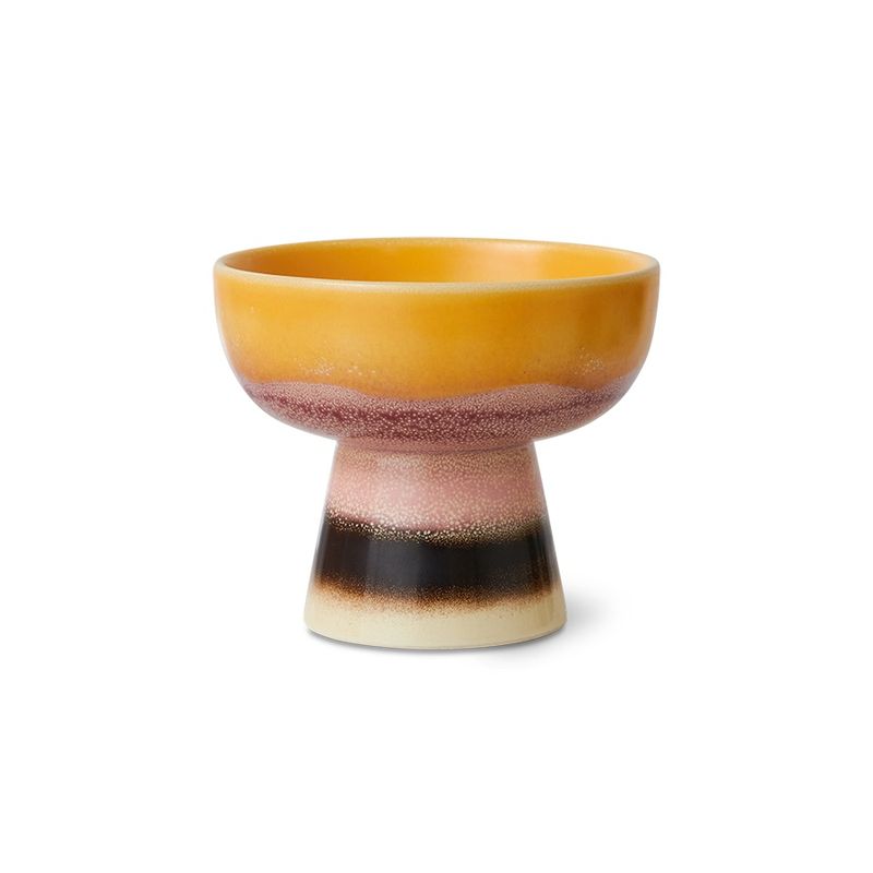 HK Living 70s ceramics: tapas bowl on base sunshade