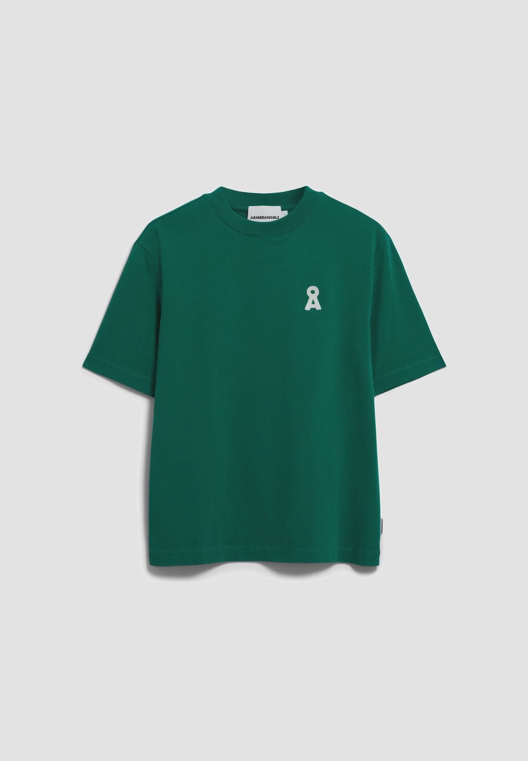ArmedAngels | Iconic A tarjaa shirt | Emerald green