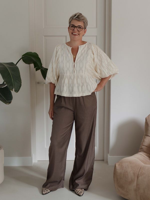 By Bar | Benji melange pants | Biscuit