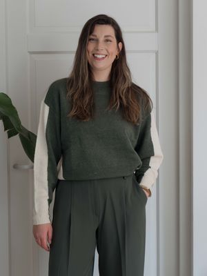 Another Label | Emily knitted pull l/s, dark moss