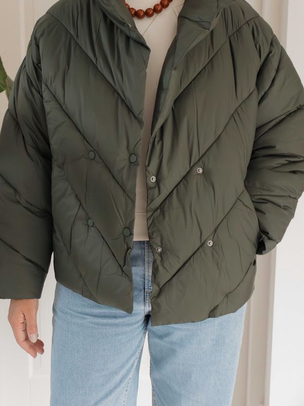 Another Label | Alannah jacket, basil green