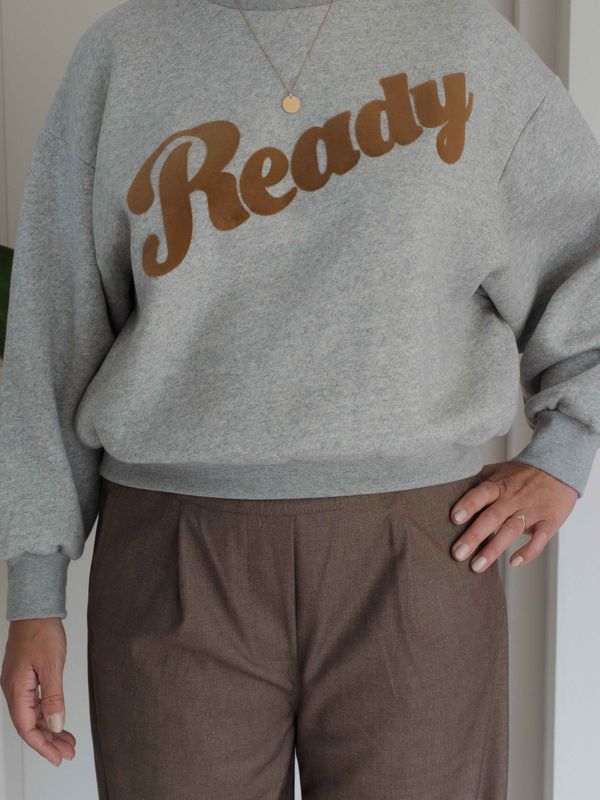 By Bar | Bibi ready sweater, grey melee
