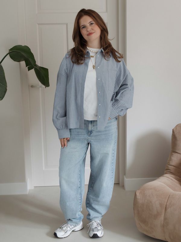 YAYA | Losvallende jeans met hoge taille