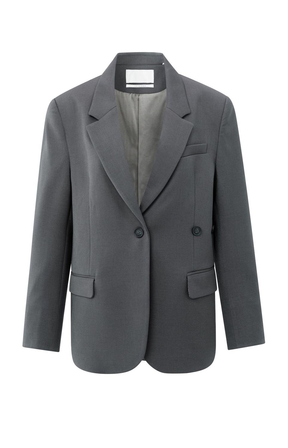 YAYA oversized blazer met sierband op de mouw