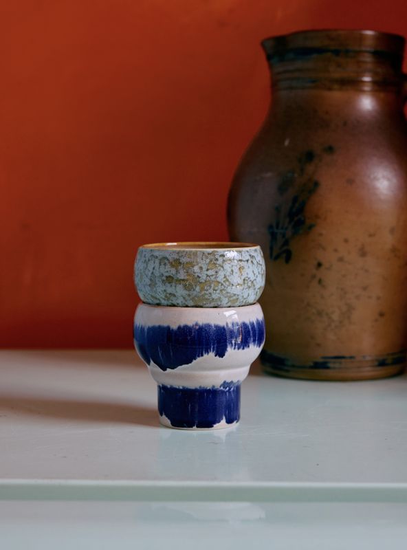 HK Living | 70s Ceramics: lungo mug, cosmos