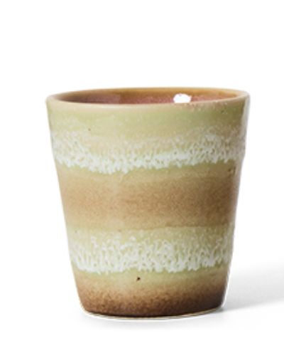 HK Living | 70s Ceramics: ristretto mug, umber