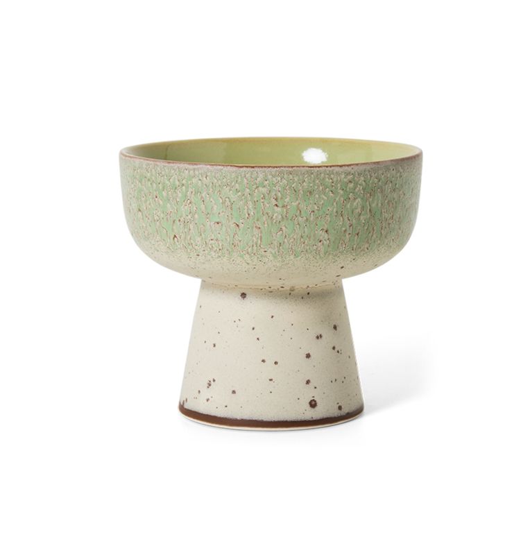 HK Living | 70s Ceramics: tapas bowl on base L, slush