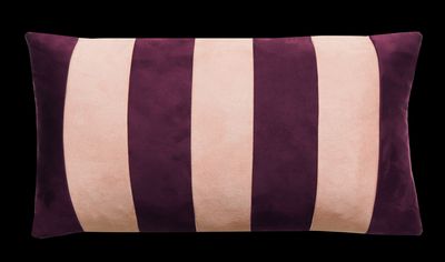 Thuis met Moon kussen suede streep