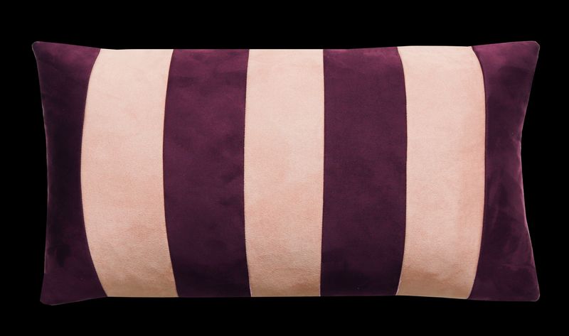 Thuis met Moon kussen suede streep