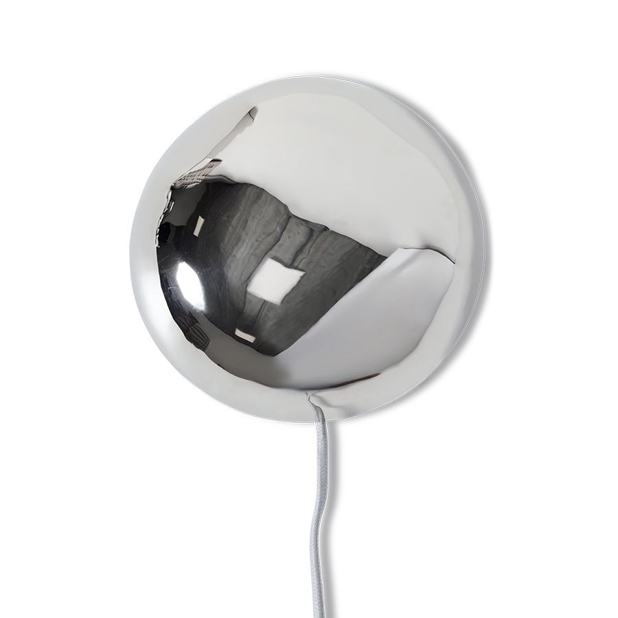 HK Living Orb wall lamp chrome