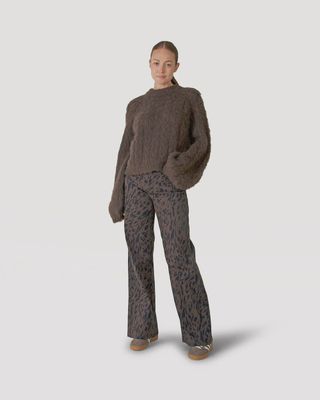 Another Label Moore denim wide animal