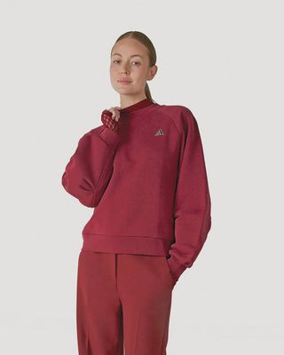 Another Label Niya Amsterdam sweater pomegranate